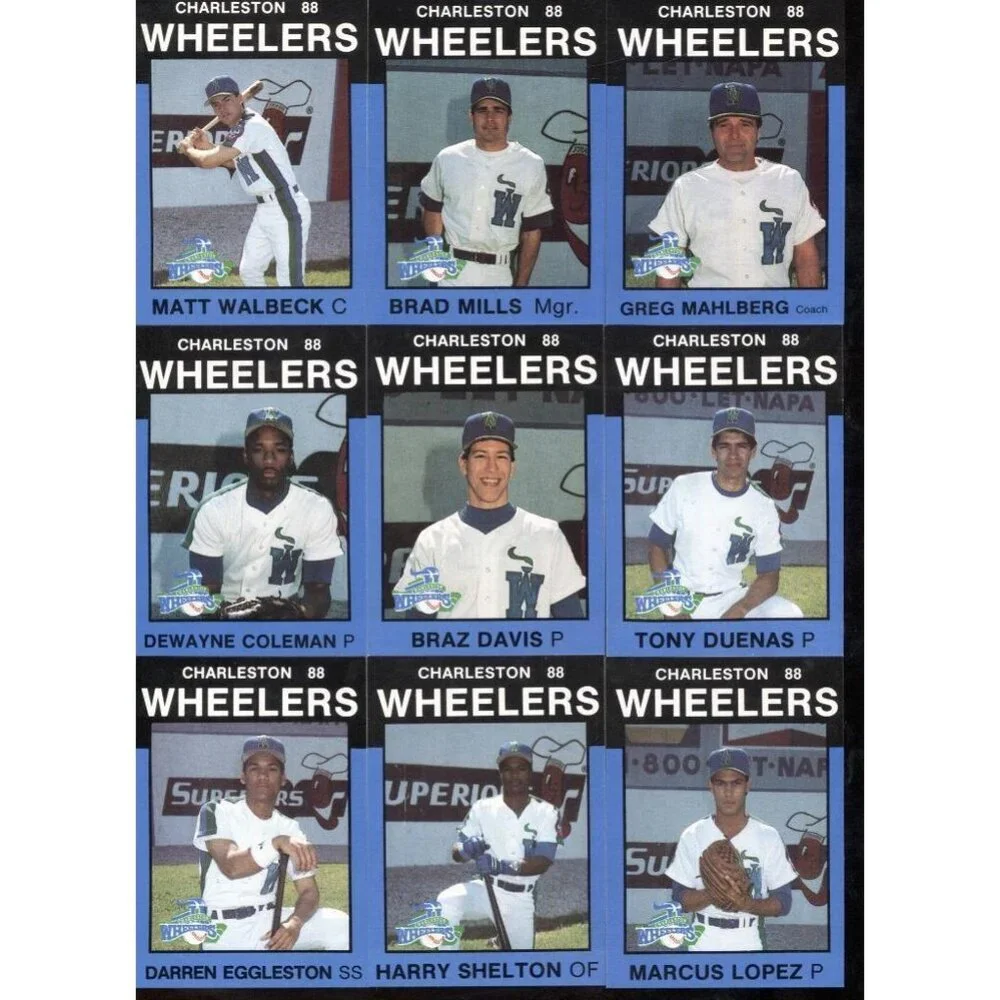 1988 Best Charleston Wheelers Minor League Baseball Complete Set CHICAGO cUBS